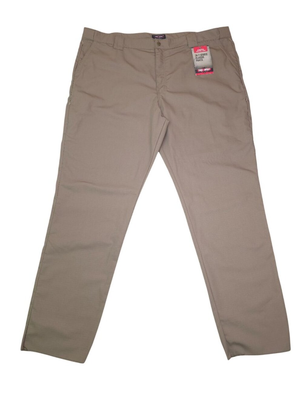 Tru-Spec Mens 24-7 Series Classic Pants Size 50 Zip Pockets 38 Inseam Raw Edge